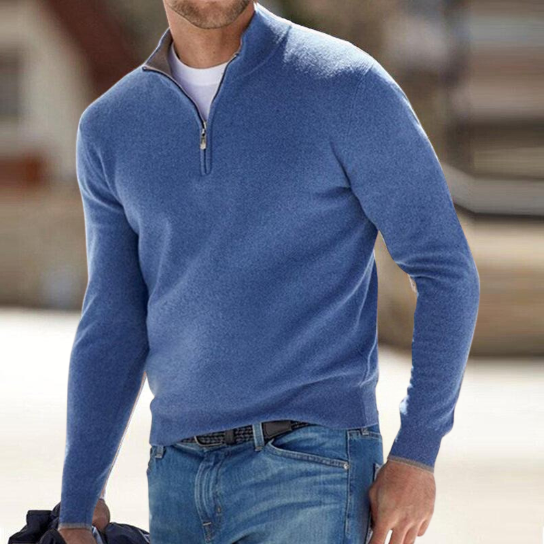 Carter | Men's Half Zip Knit Sweater