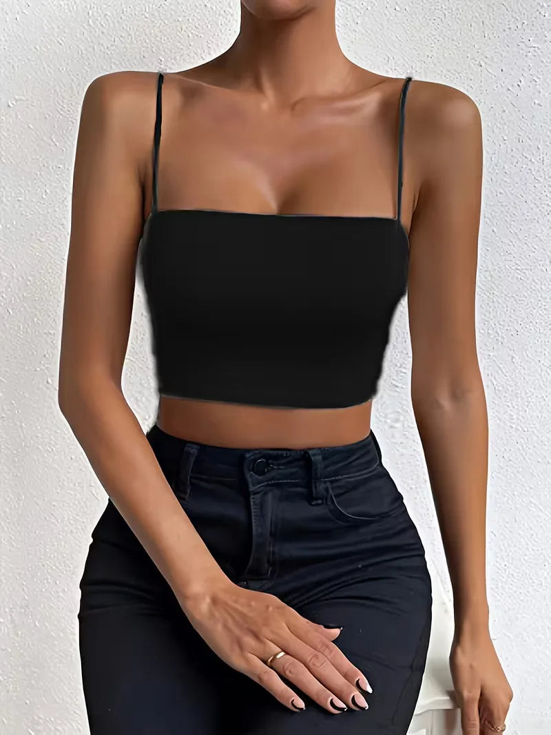 Nova | Spaghetti Strap Crop Top