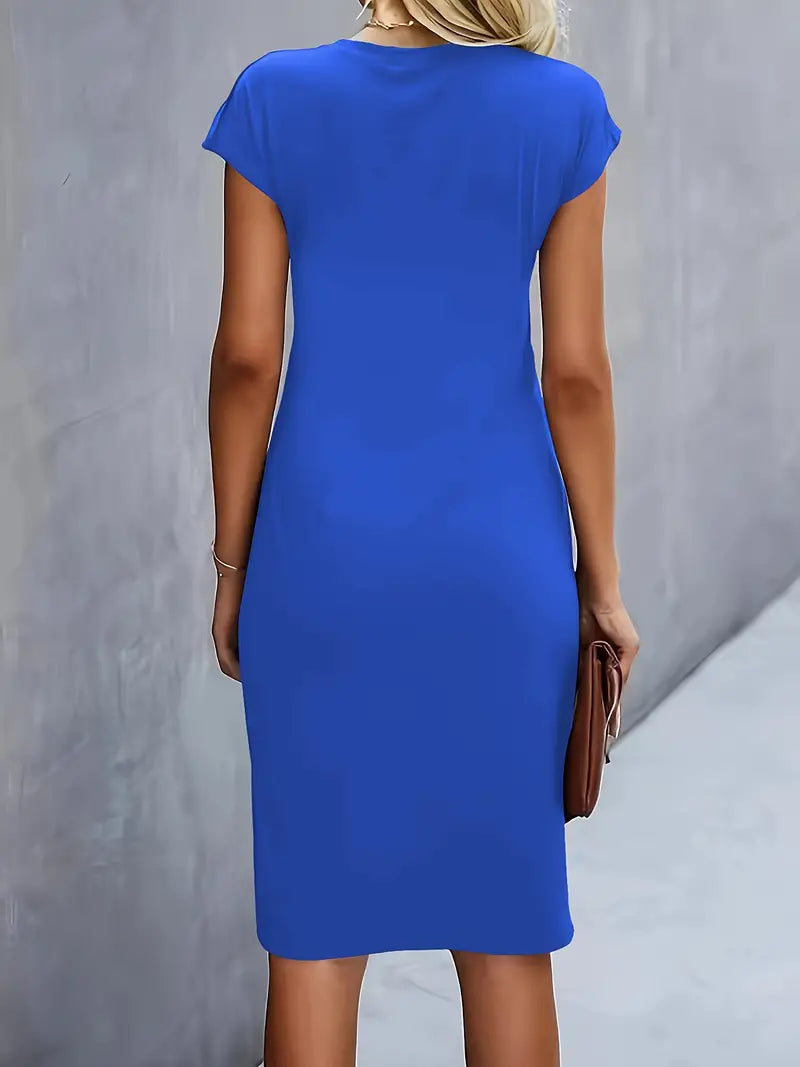 Hailey | Elegant Fitted Midi Dress