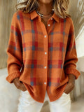 Tamsin | Women's Plaid Button Cardigan