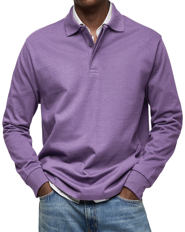 Hayes | Relaxed Long Sleeve Polo