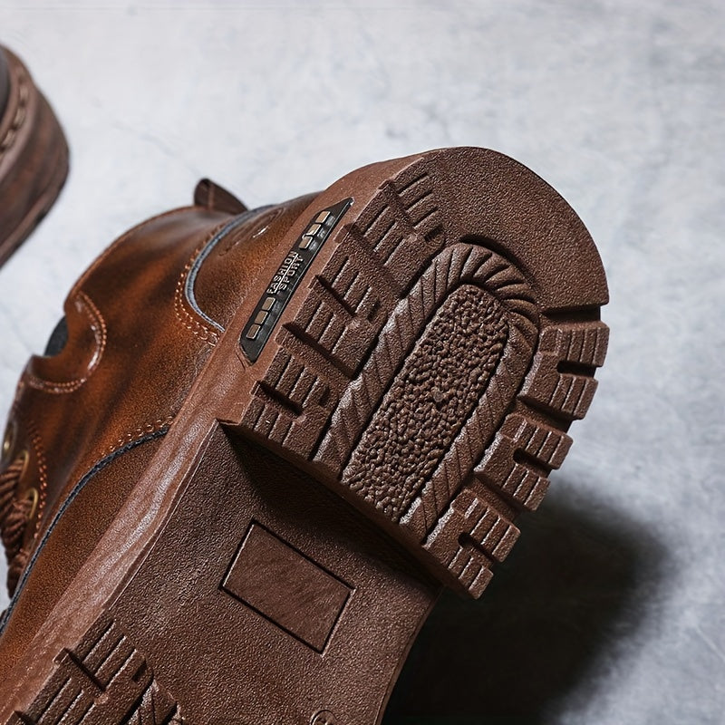 Cyrus | Men high leather zip boots
