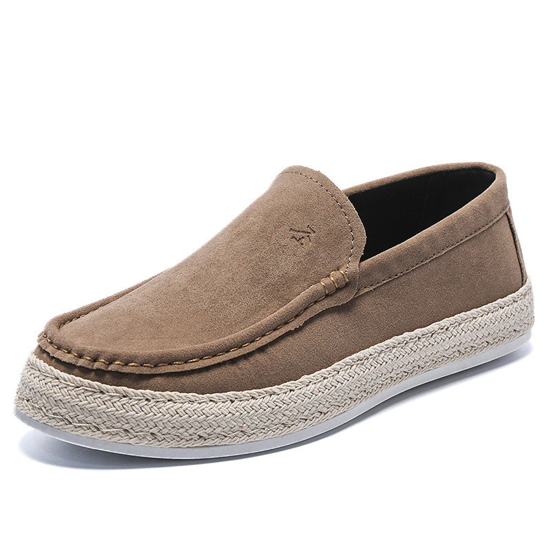 Men's blue canvas casual shoes