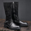 Julian | Bottes hautes pour homme, talon moyen, résistantes à l'usure