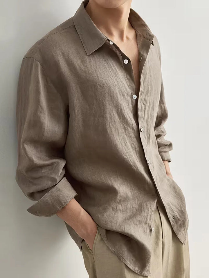 Emerson | Casual Linen Button Down Shirt