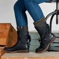 Athena | Bottes de neige pour femme, mi-mollet, tige en microfibre