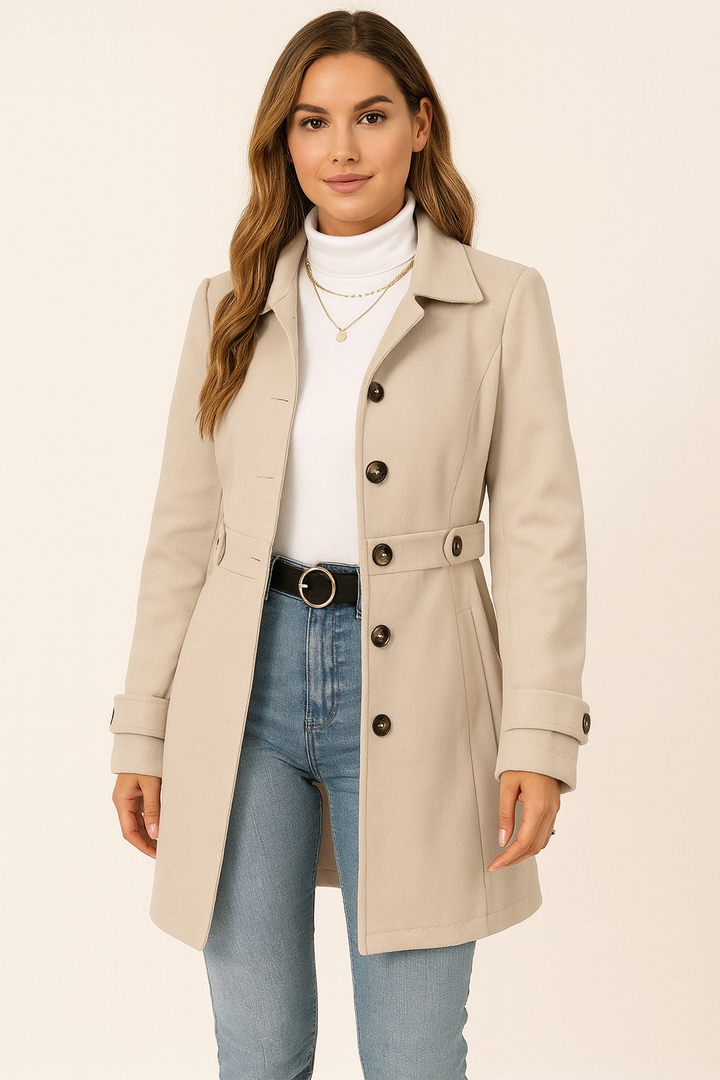 Audrey | Belted Women's Trench Coat