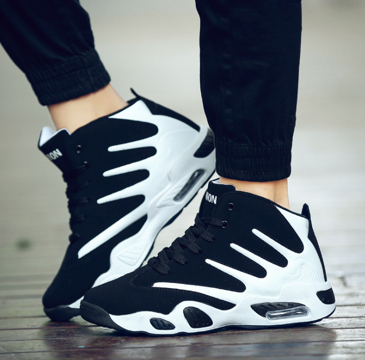 Men's high-top air cushion basketball shoes
