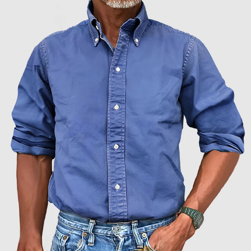 Wyatt | Men's Classic Long Sleeve Button Down Shirt