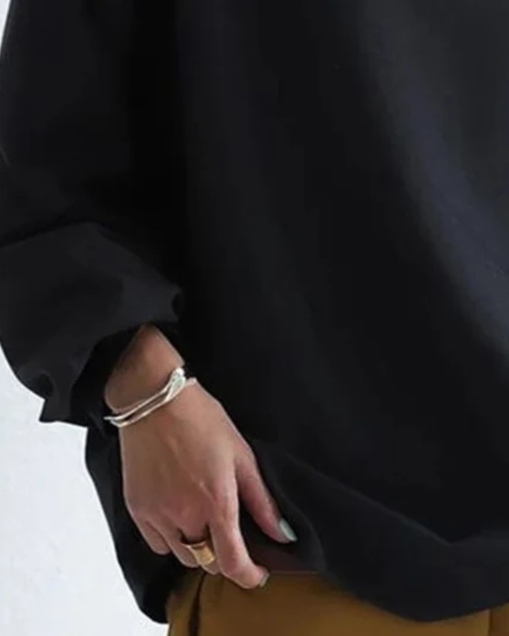 Leona | Oversized funnel-neck sweatshirt for women