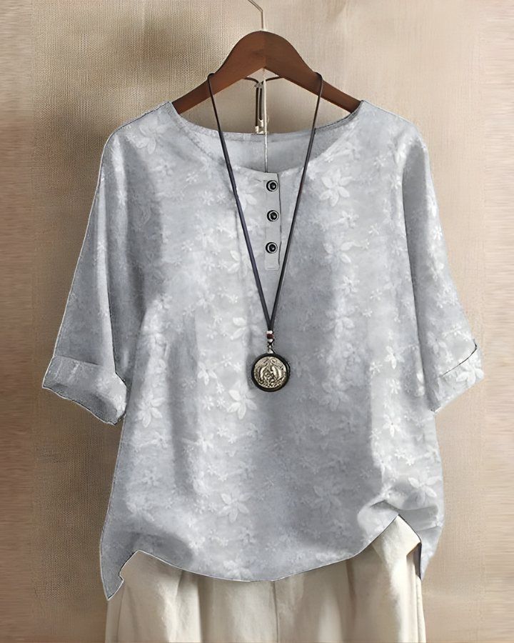 Luna | Colorblock Boho Top