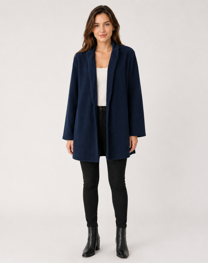 Genevieve | Tailored Wool Blend Office Coat