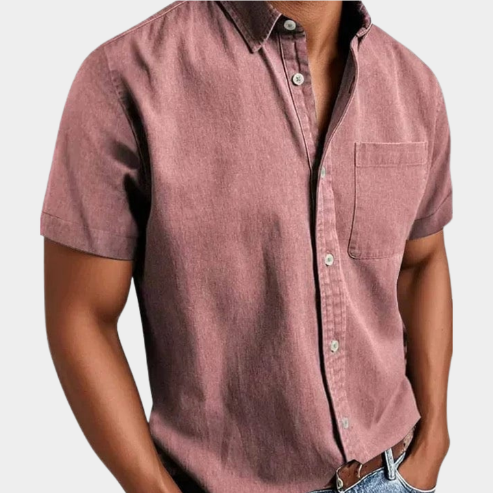 Cooper | Men's Classic Short Sleeve Button Down Shirt