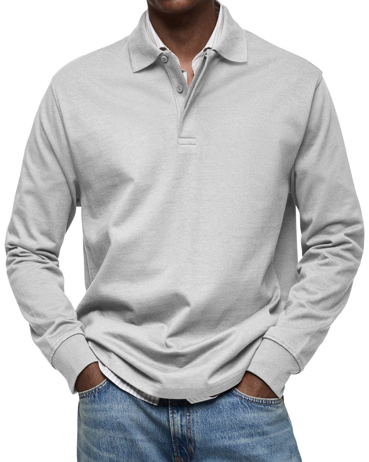 Hayes | Relaxed Long Sleeve Polo