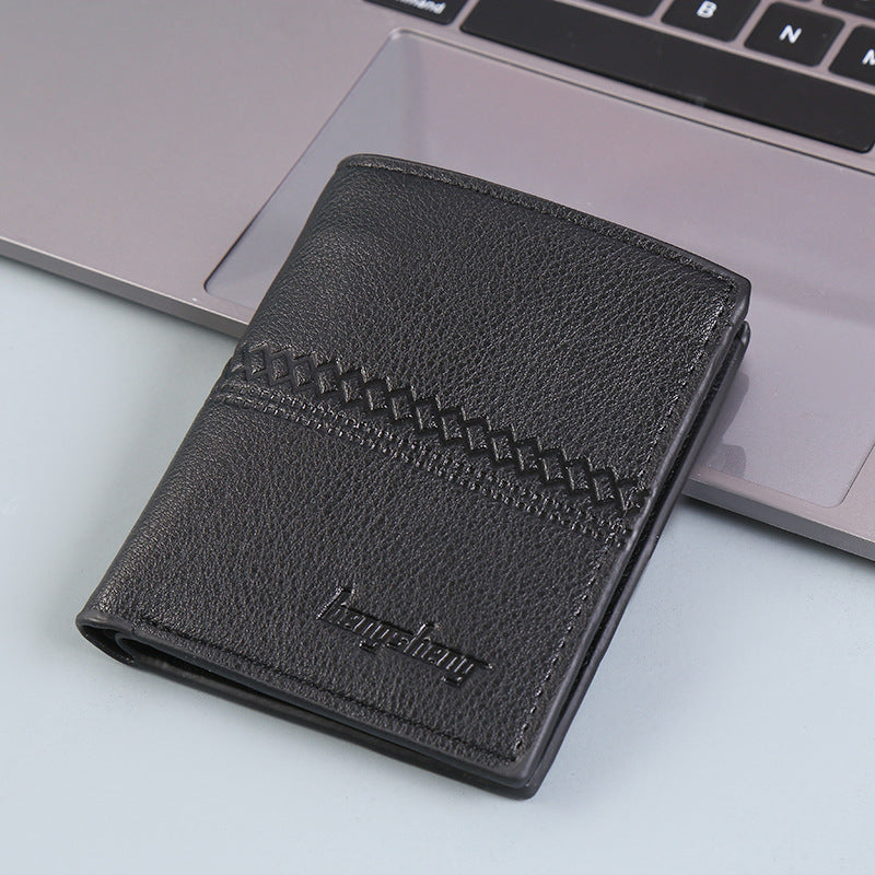Men's short wallet with card slots
