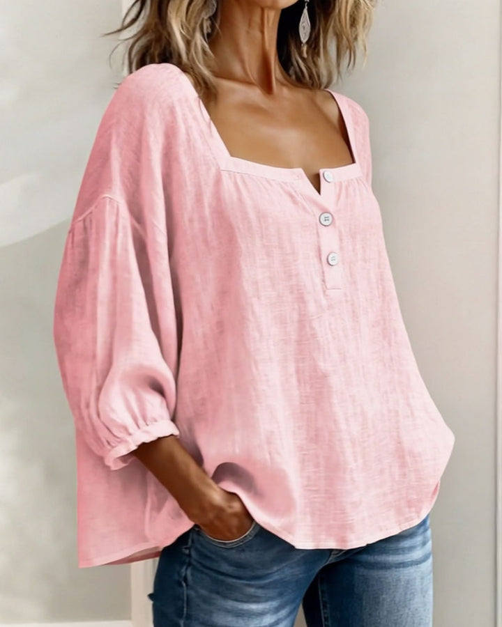 Yael | Relaxed puff sleeve blouse