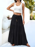 Noelle | High Waist Tiered Maxi Skirt