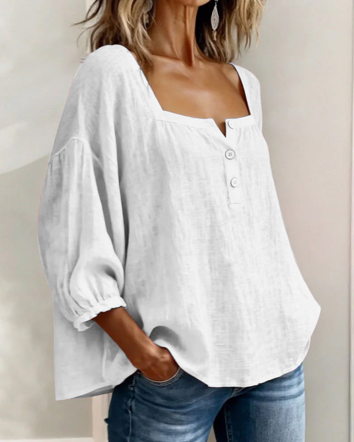 Yael | Relaxed puff sleeve blouse