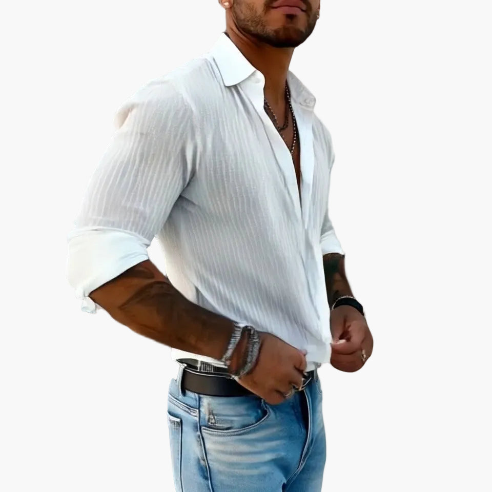 Irving | Striped dress shirt men