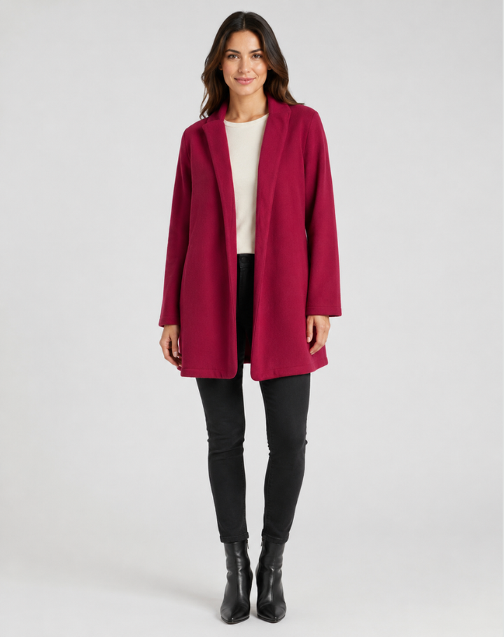 Genevieve | Tailored Wool Blend Office Coat