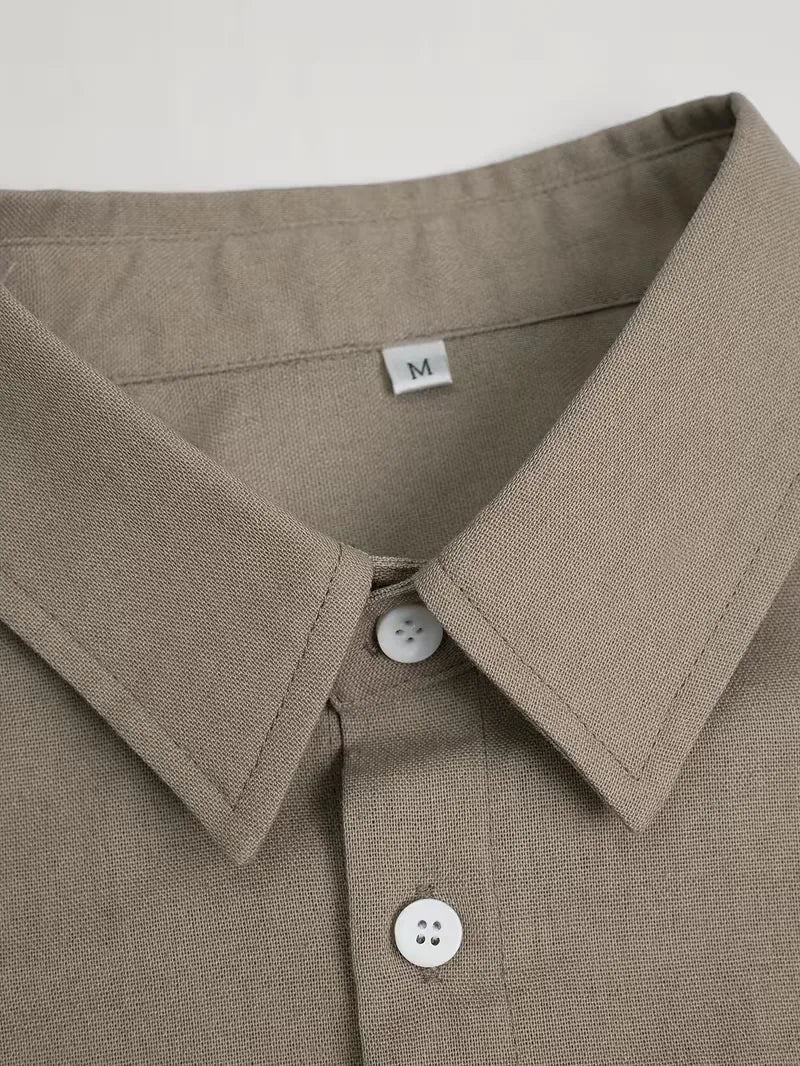 Emerson | Casual Linen Button Down Shirt