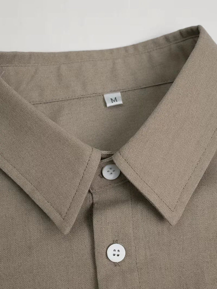 Emerson | Casual Linen Button Down Shirt