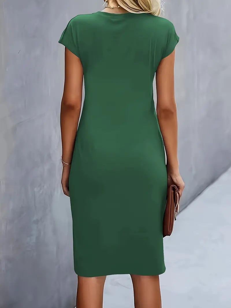 Hailey | Elegant Fitted Midi Dress