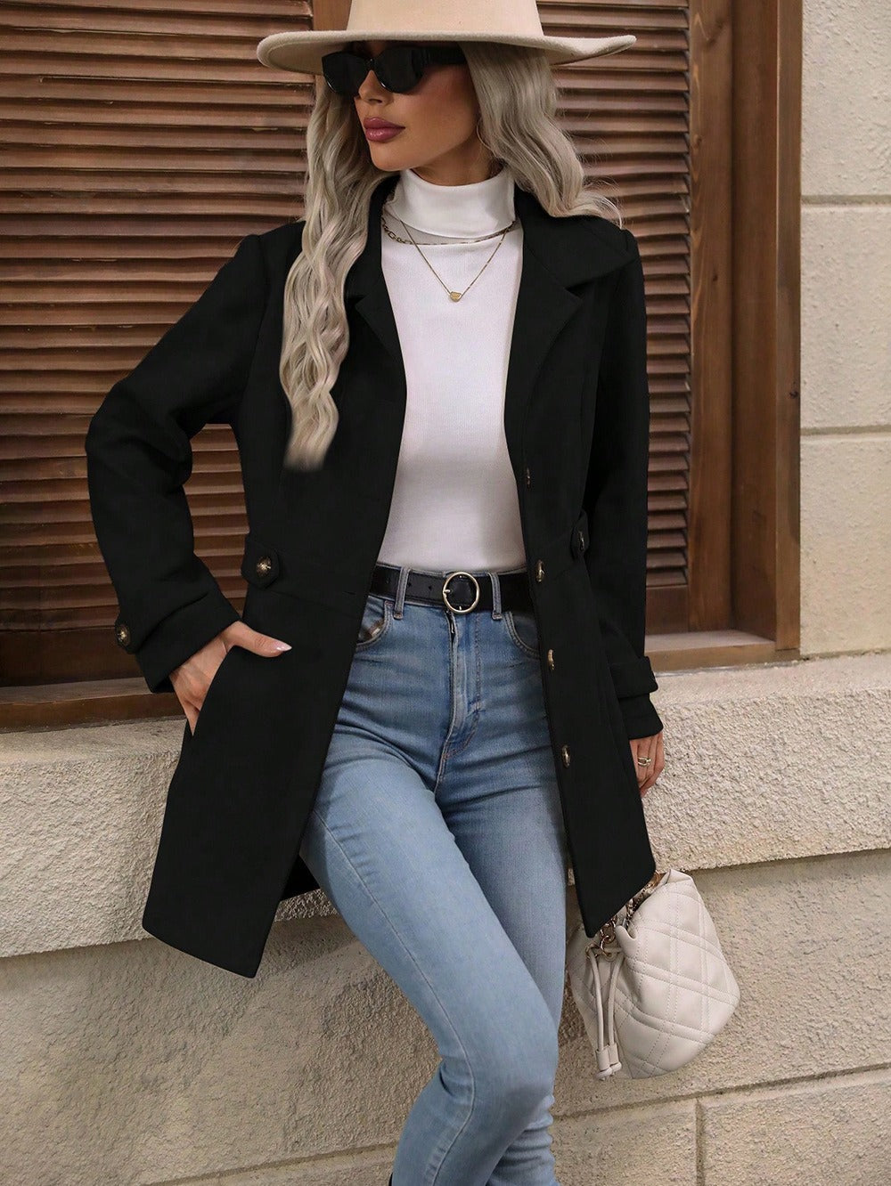 Audrey | Belted Women's Trench Coat