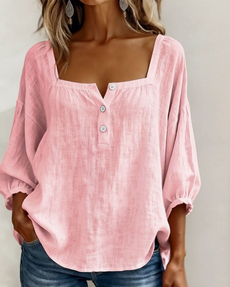 Yael | Relaxed puff sleeve blouse