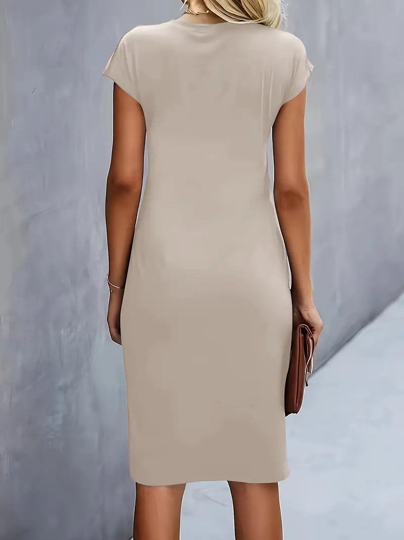 Hailey | Elegant Fitted Midi Dress