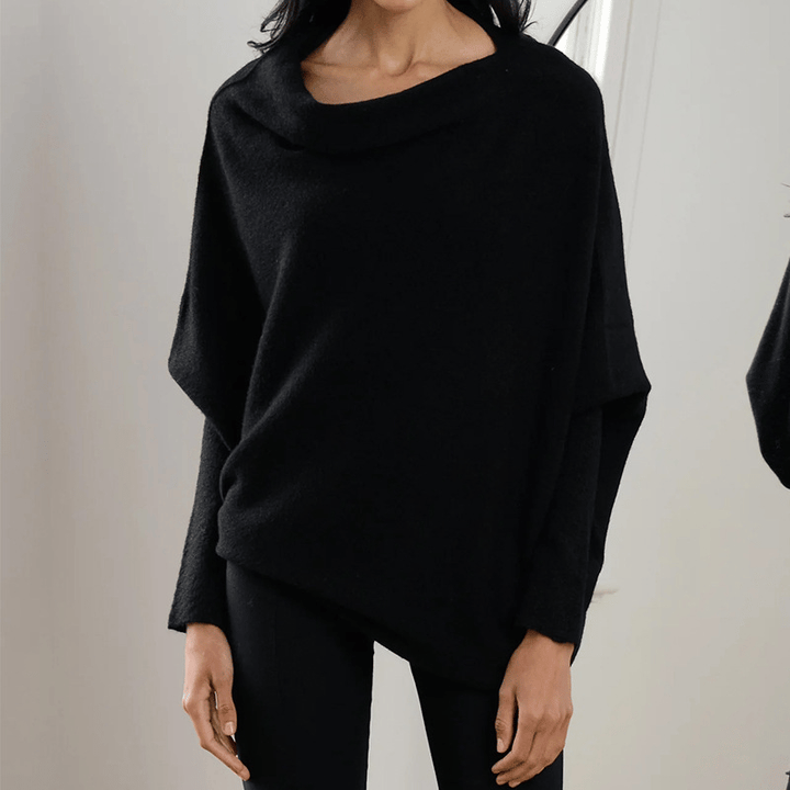 Reese | Asymmetrical Soft Knit Sweater