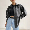 Vera | Women's Leather Motorcycle Jacket, Black