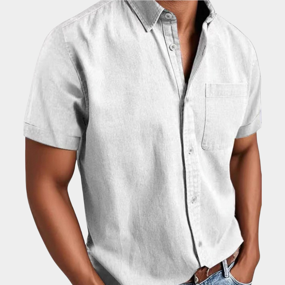 Cooper | Men's Classic Short Sleeve Button Down Shirt