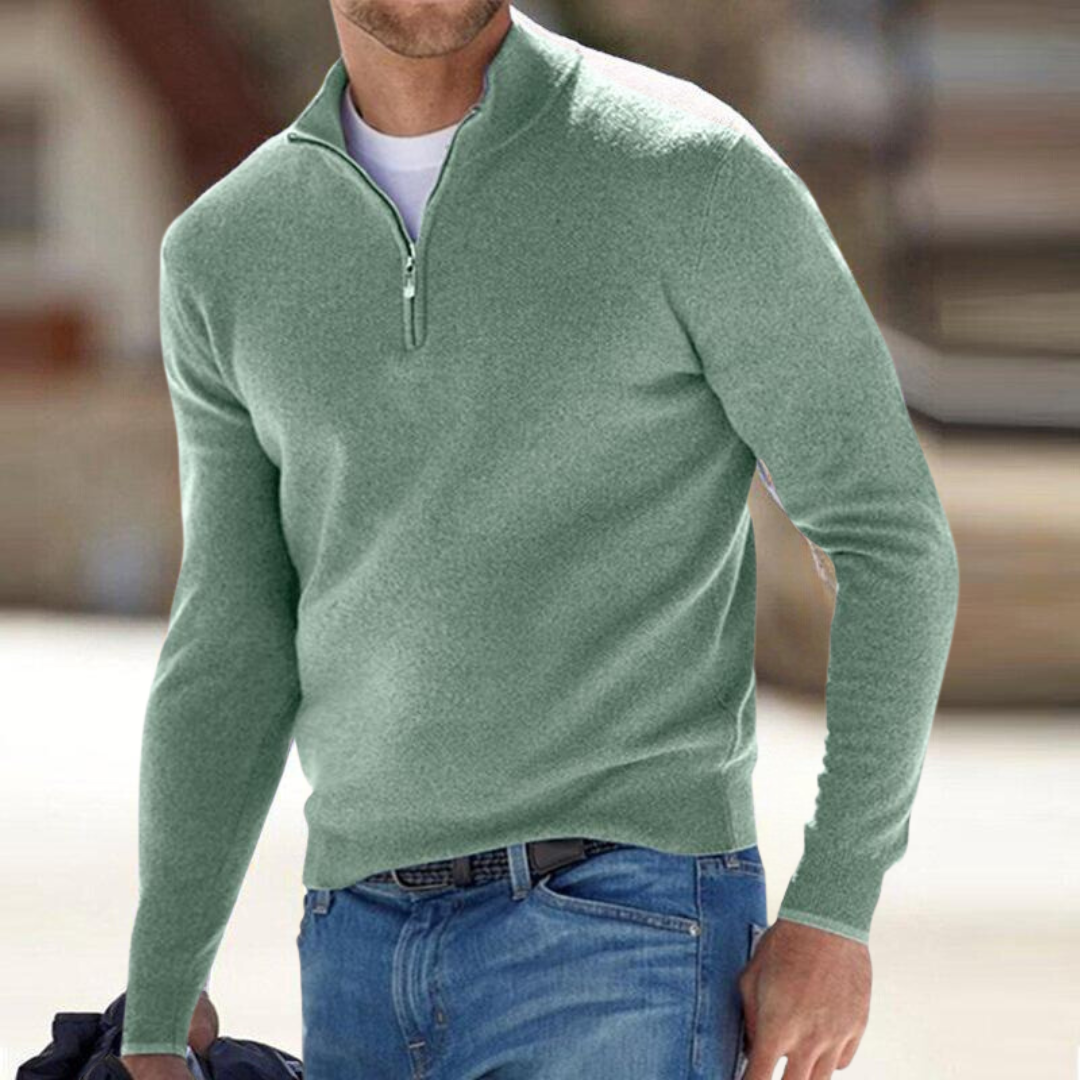 Carter | Men's Half Zip Knit Sweater