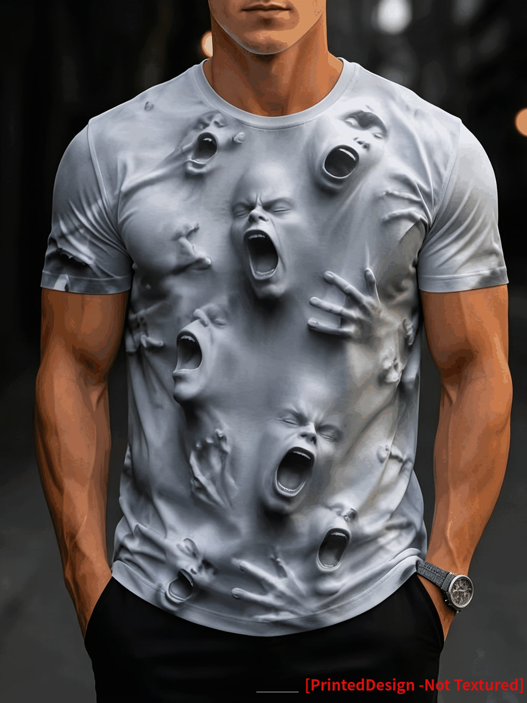 Balthazar | Men printed casual tee
