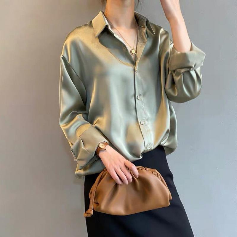 Tallis | Luxury silk blouse women