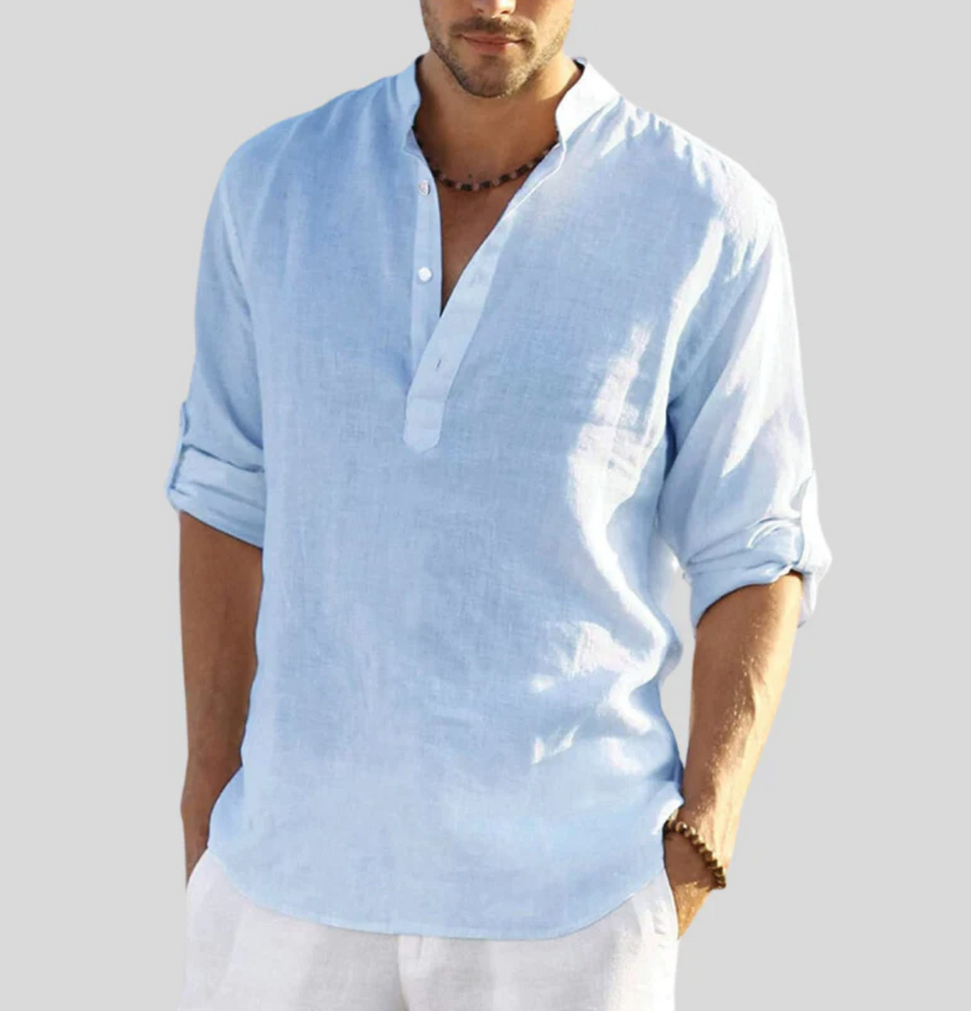 Hudson | Men's Casual Linen Shirt