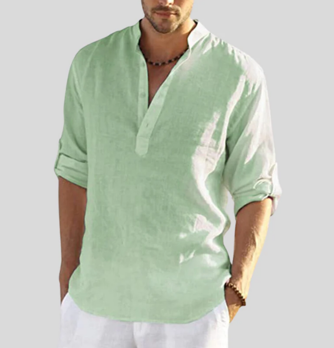 Hudson | Men's Casual Linen Shirt