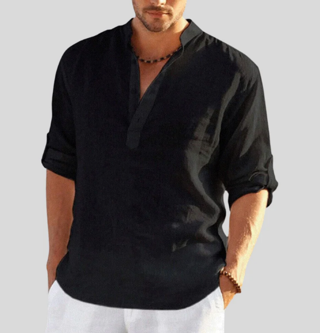Hudson | Men's Casual Linen Shirt