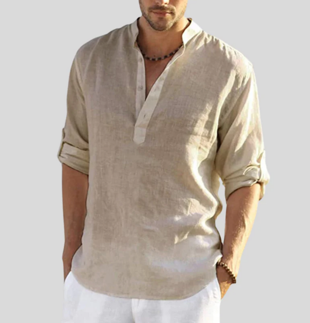 Hudson | Men's Casual Linen Shirt