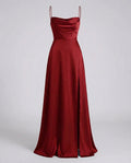 Scarlett | Satin Cowl Neck Maxi Dress