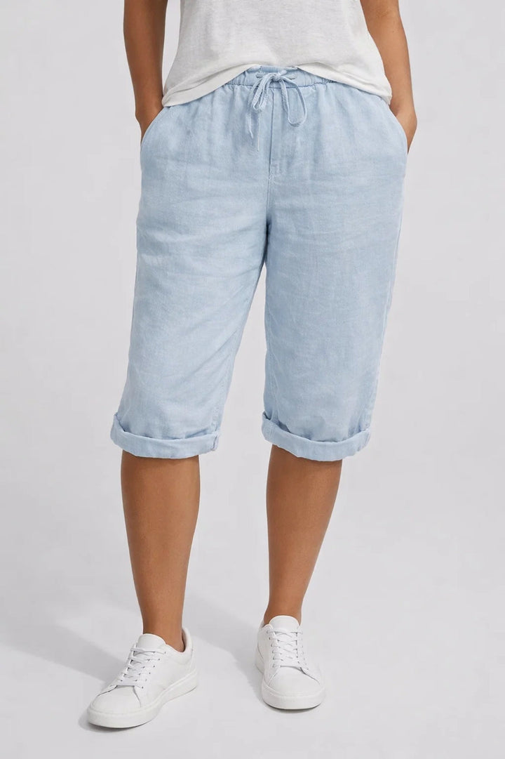 Olivia Drawstring Linen Look Shorts