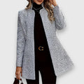 Kate | Longline stand-collar blazer for women