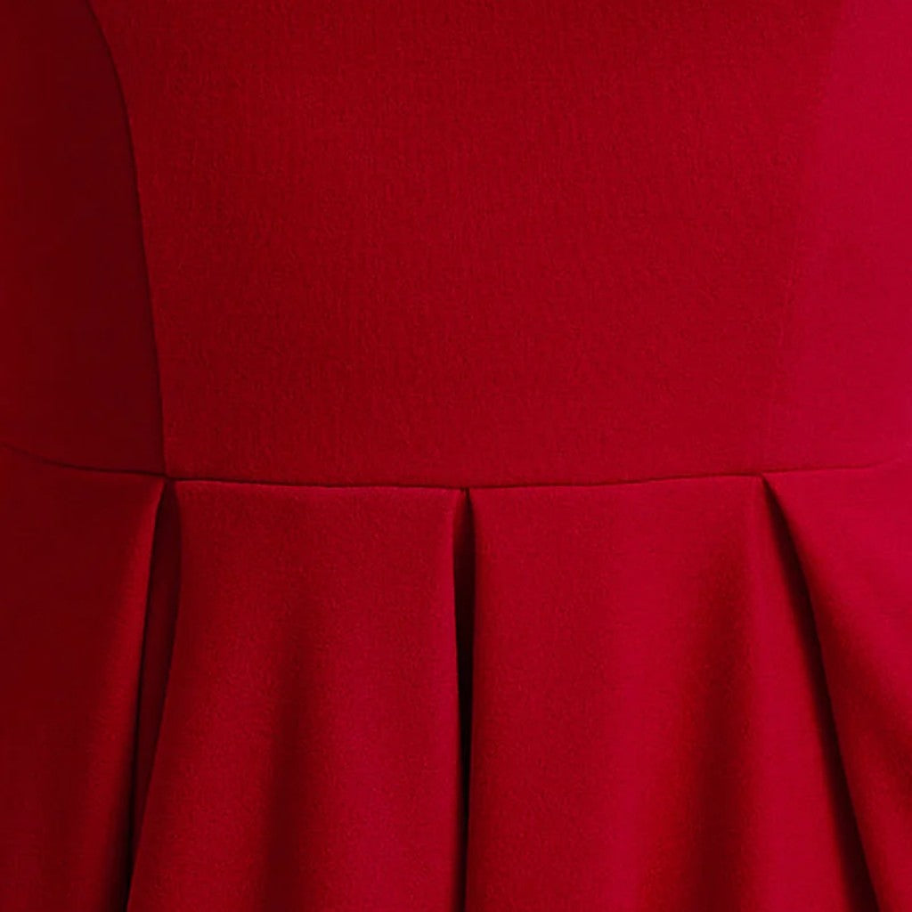 Claire | Strappy Volume-Hem Midi Dress