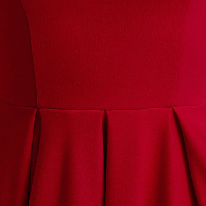 Claire | Strappy Volume-Hem Midi Dress