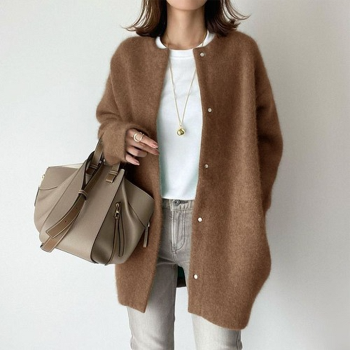 Evelyn | Soft Knit Button Cardigan