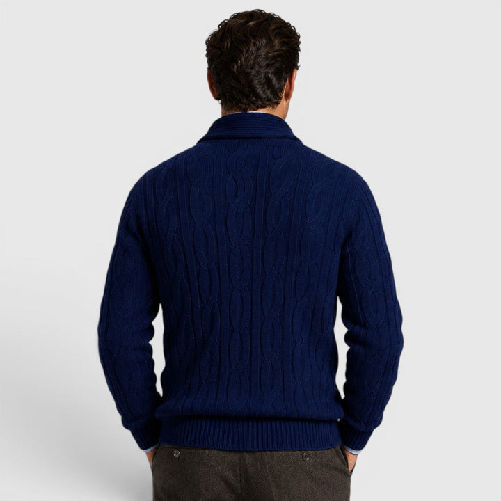 Warren | Men's Shawl Collar Chenille Cardigan