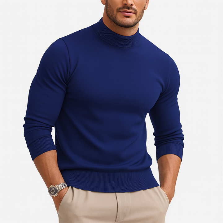 Holden | Essential Fine-Knit Mock Neck Sweater