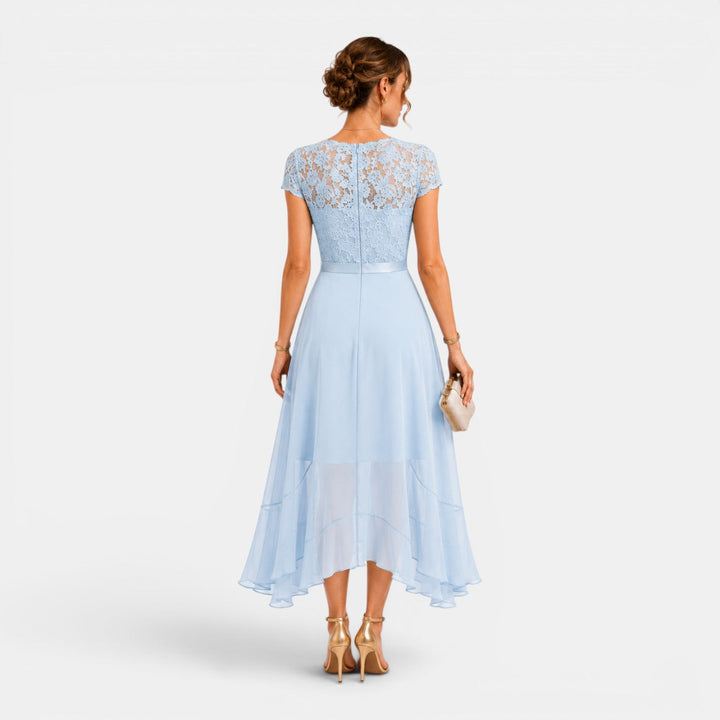 Sophia | Lace Midi Dress with V-Neck