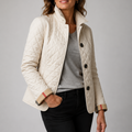 Aurora | Diamond Quilted Button Jacket